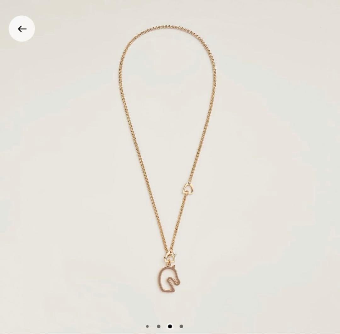 Second Hand - Hermes Tonnerre Small Necklace - 4