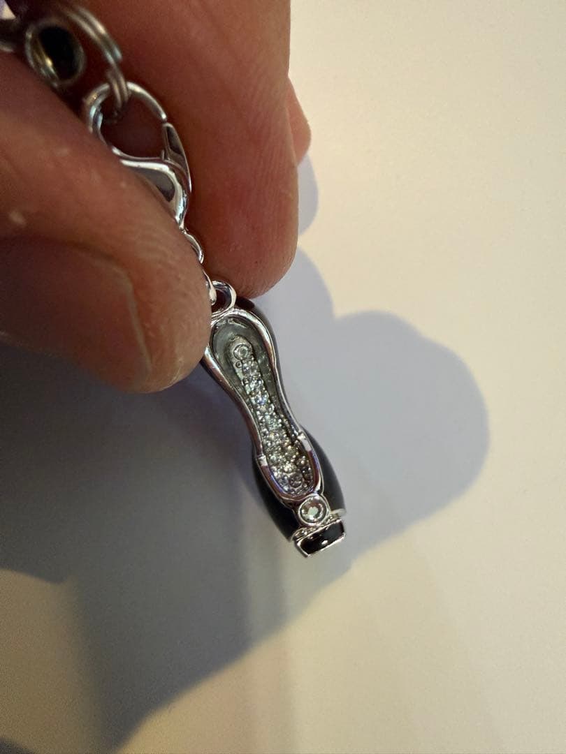 Second-hand - Swarovski flower pattern necklace - 8