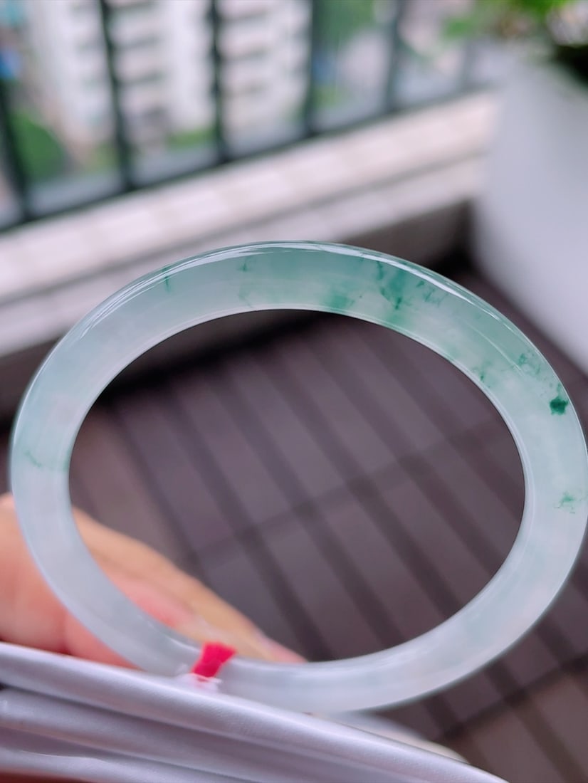 jadeite round bar bracelet - 2