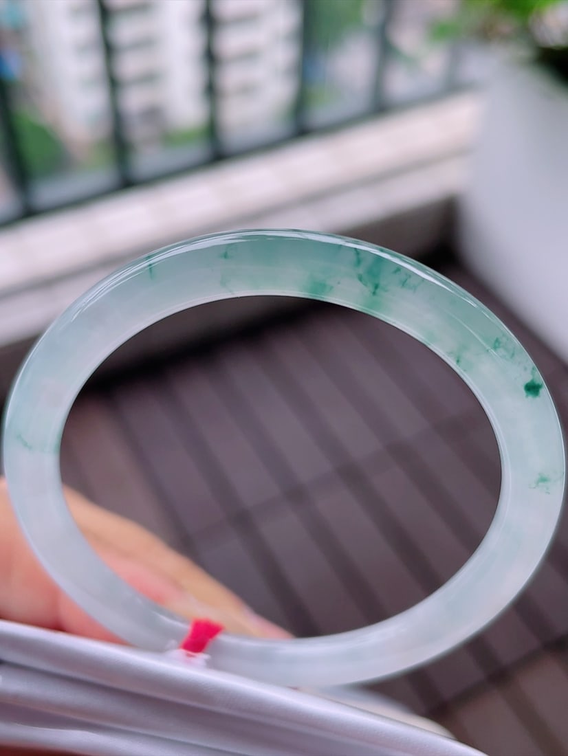 jadeite round bar bracelet - 3