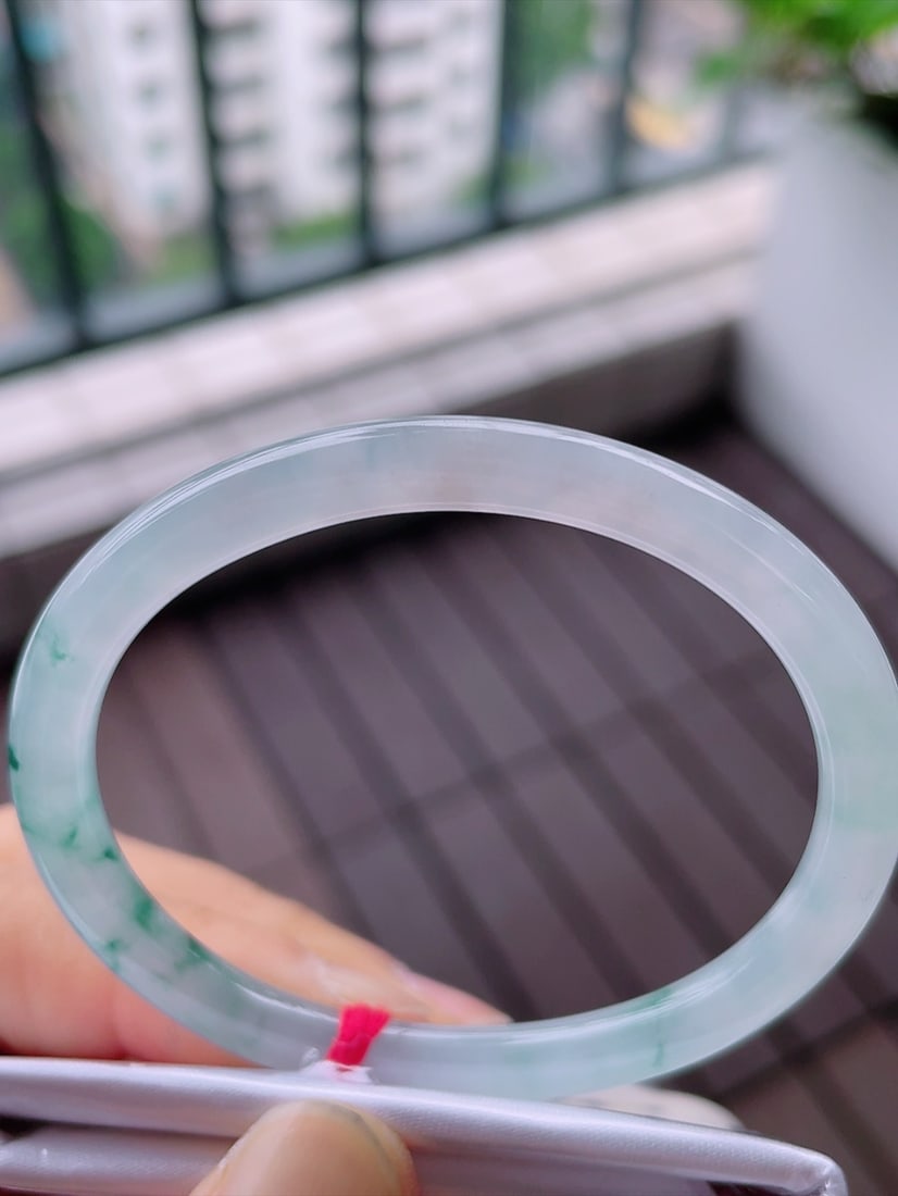 jadeite round bar bracelet - 6