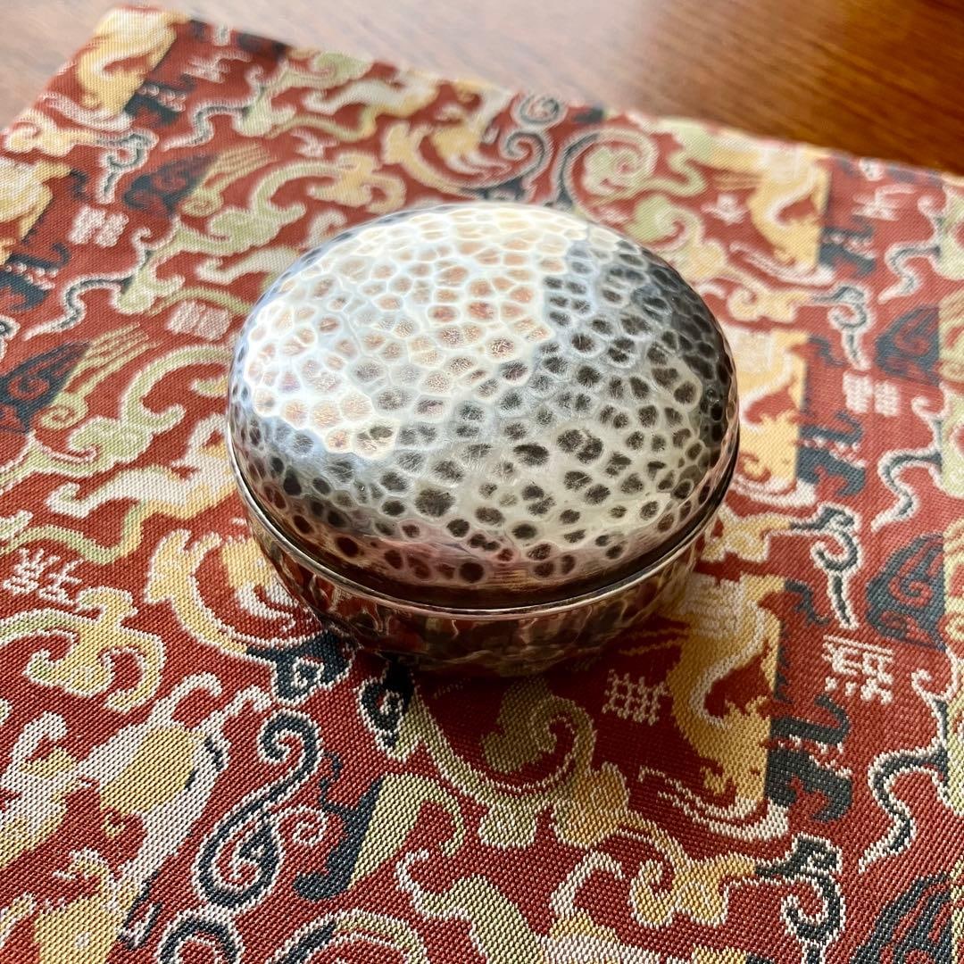 Pure Silver Hammered Incense Box - 3