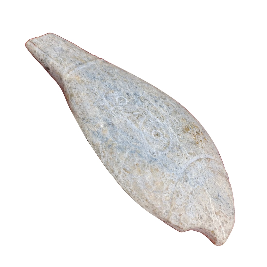 Ancient Tibetan Liangzhu culture river grinding jade (fish every year). (1 of 10)