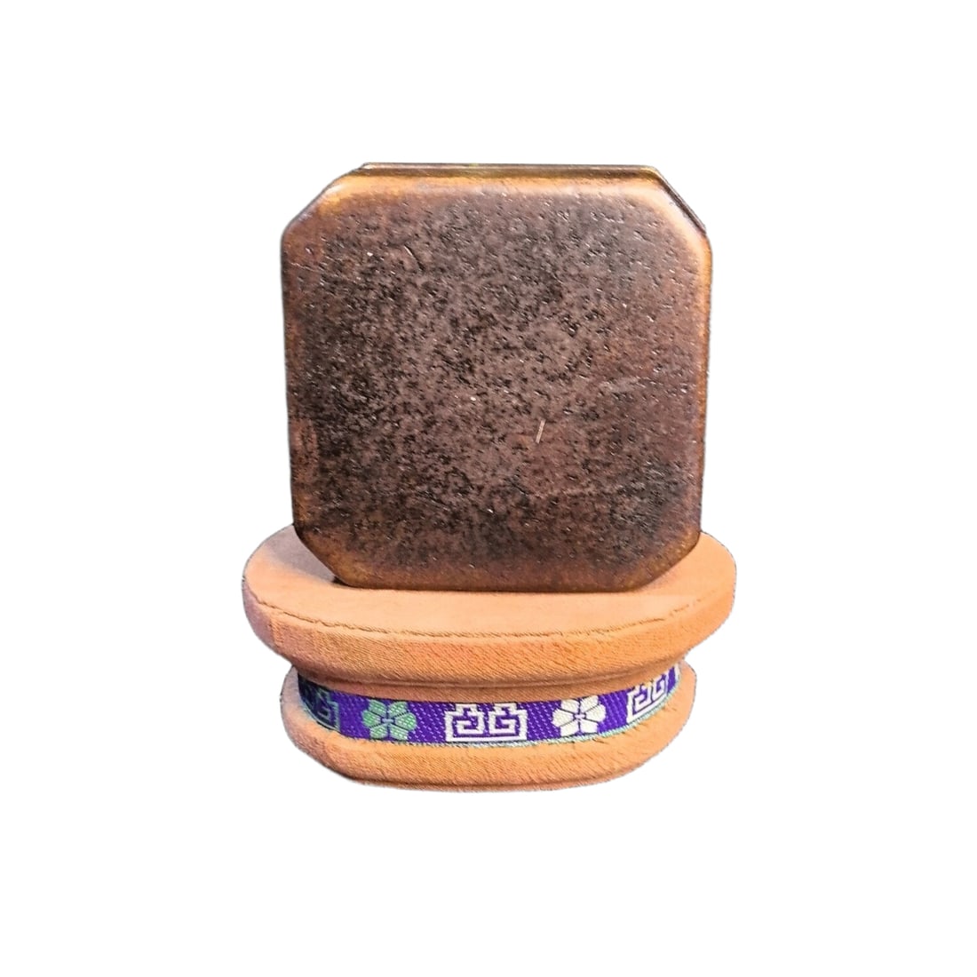 Shoushan stone hexagonal inkstone box