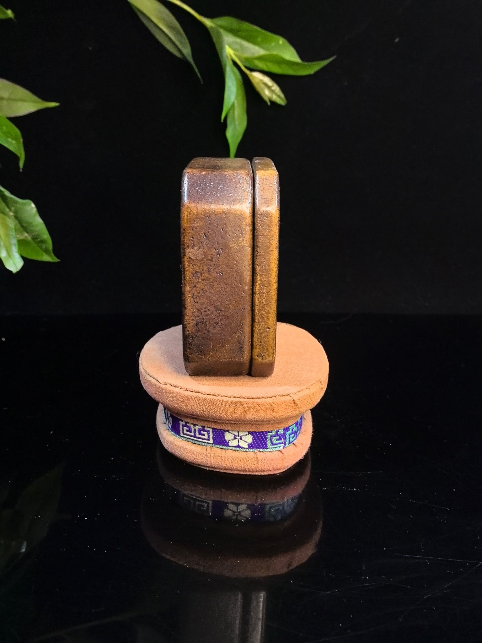 Shoushan stone hexagonal inkstone box - 3