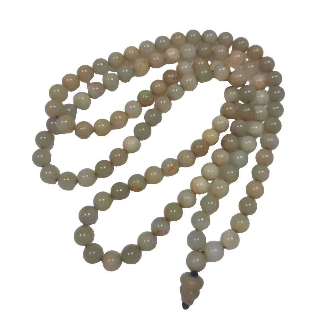 Hetian jade necklace: Hetian jade necklace, 1.1 x 1.1 cm
