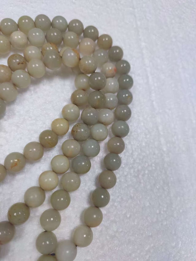 Hetian jade necklace - 3