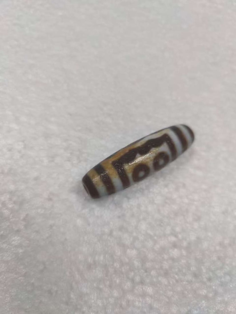 Five-Eyed Ruyi Dzi Bead - 3