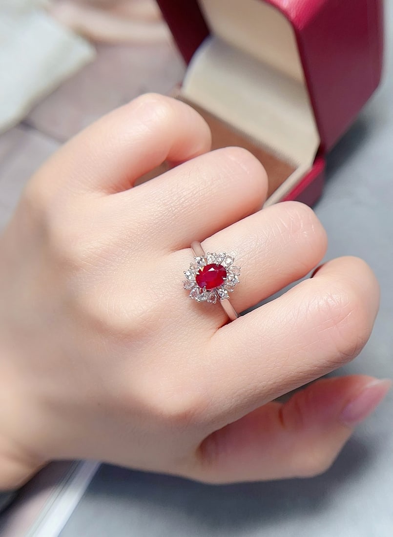 18K Gold Ruby Ring - 6