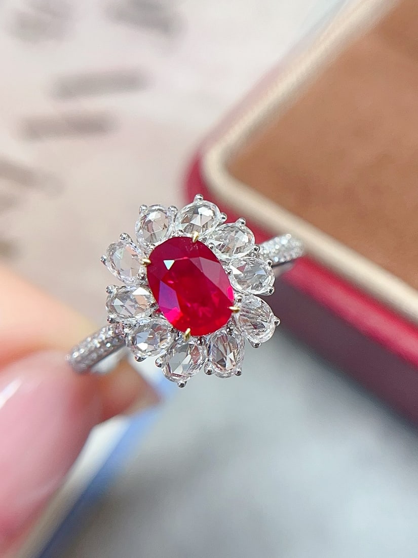 18K Gold Natural Ruby Ring (1 of 5)