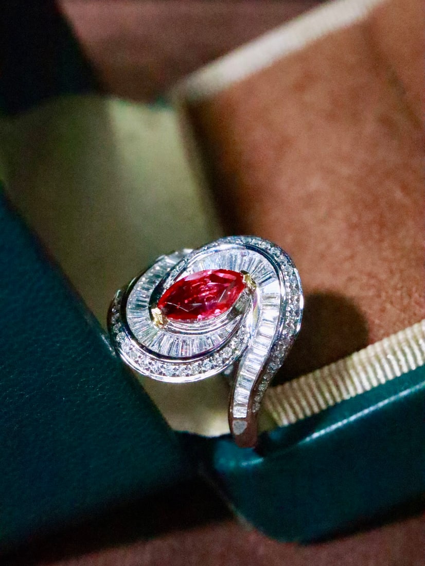 18K Gold Natural Unheated Ruby Ring - 3