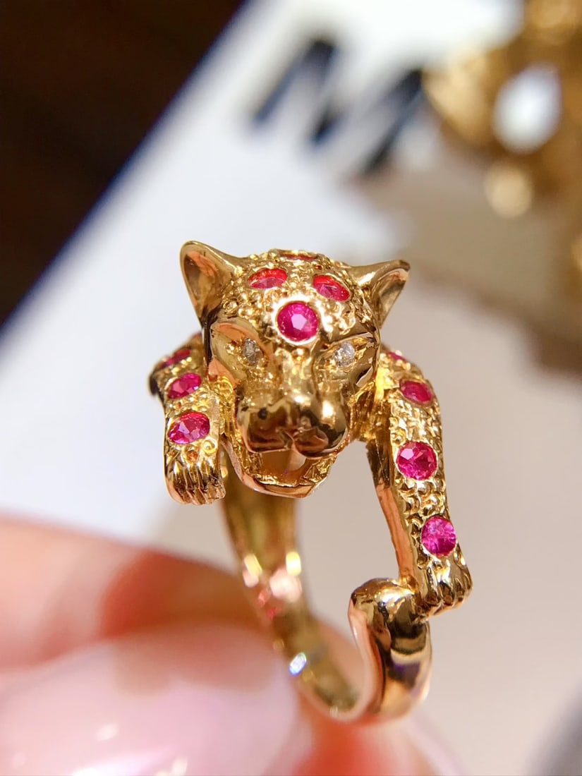18K Gold Ruby Ring - 3