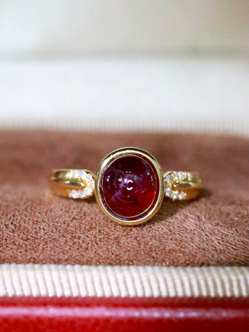 18K Gold Ruby Ring - 5