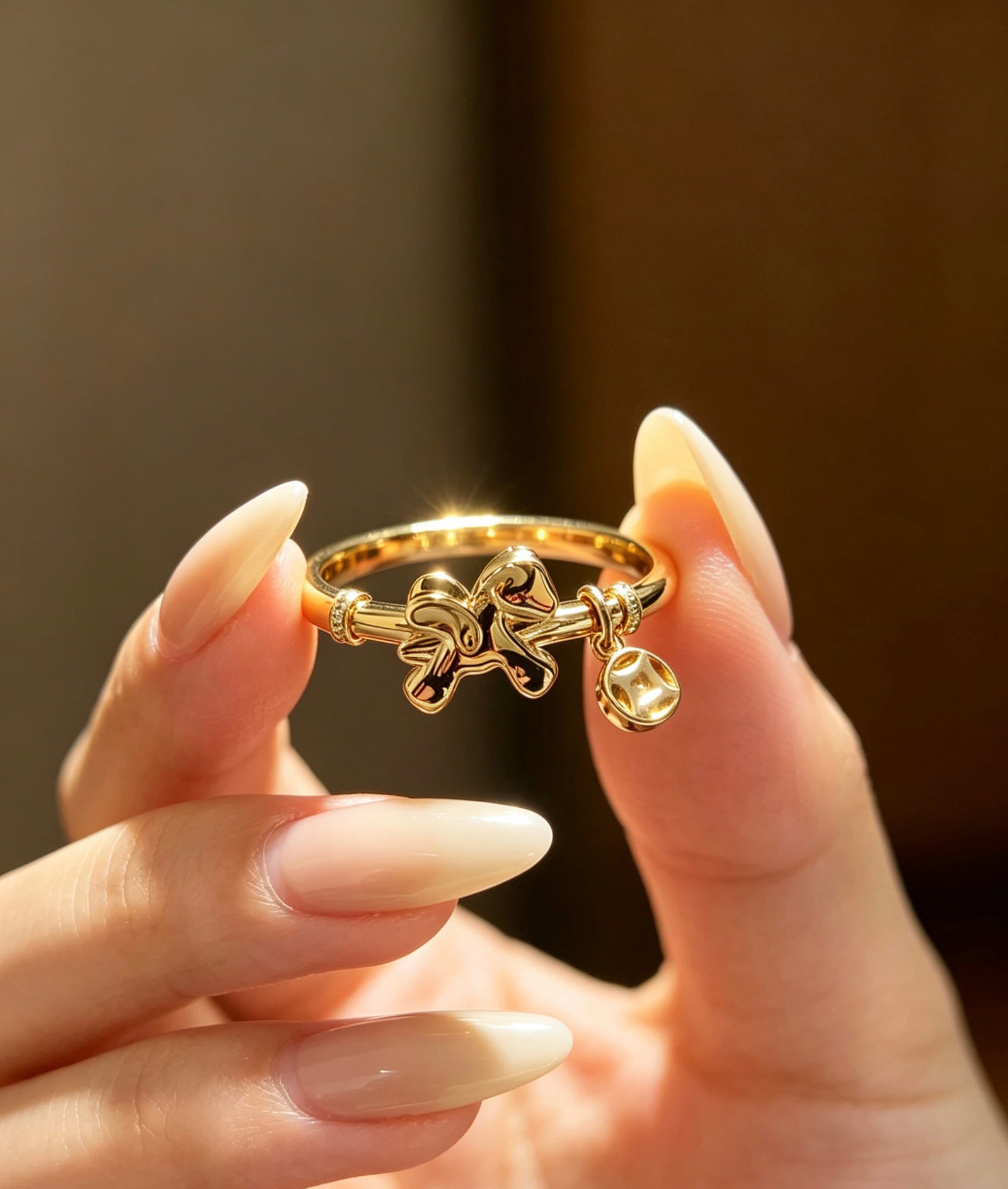 18K Gold Diamond Ring: This ring is crafted in 18K gold, set with exquisite diamonds, showcasing unique elegance and luxury. Inspired by Pegasus, it symbolizes freedom and dreams. Whether for daily wear or special occasions
