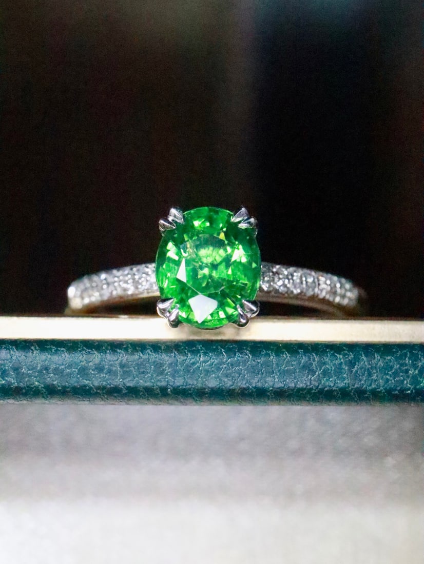 18K Tsavorite Ring - 4