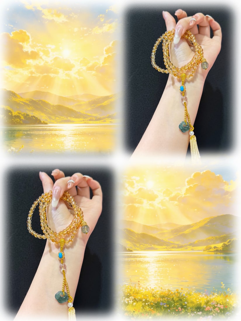 Citrine Multi-Gem Necklace - 4