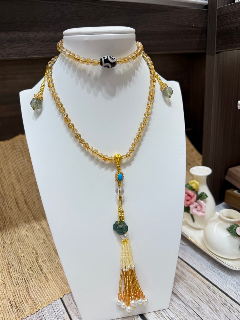 Citrine Multi-Gem Necklace - 5