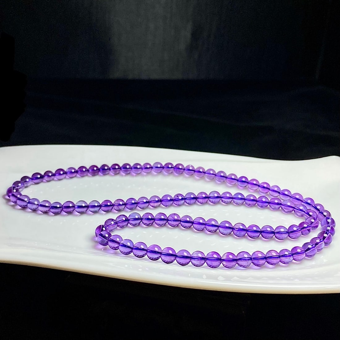 Natural Amethyst Multi-loop Bracelet - 3