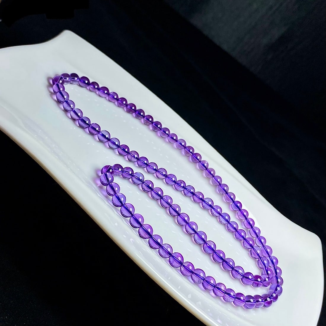 Natural Amethyst Multi-loop Bracelet - 4