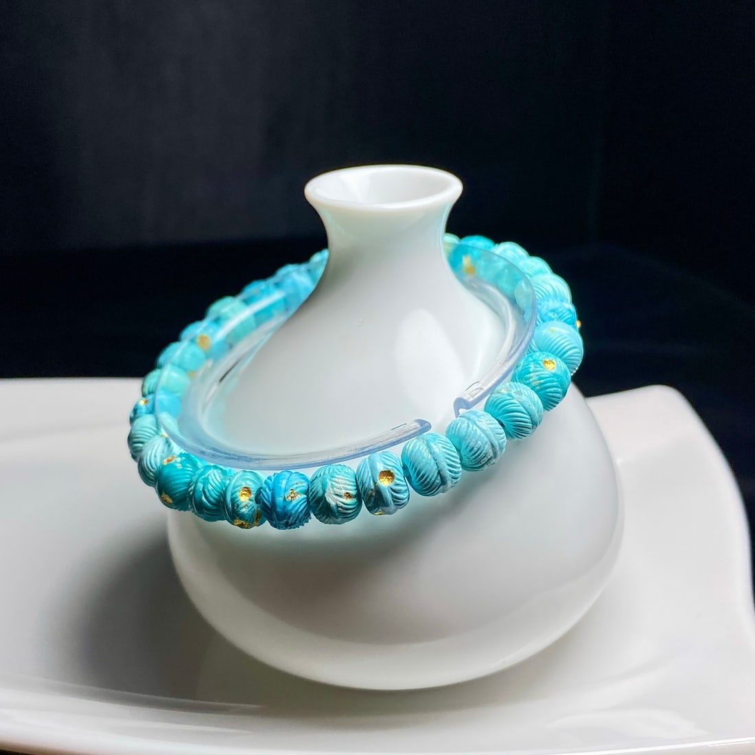 Natural Turquoise Bracelet 8mm - 3