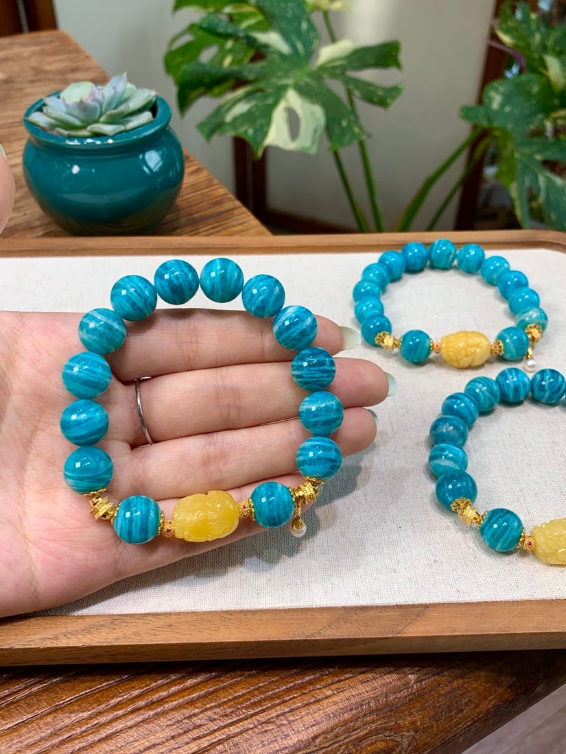 Natural Amazonite Bracelet - 2