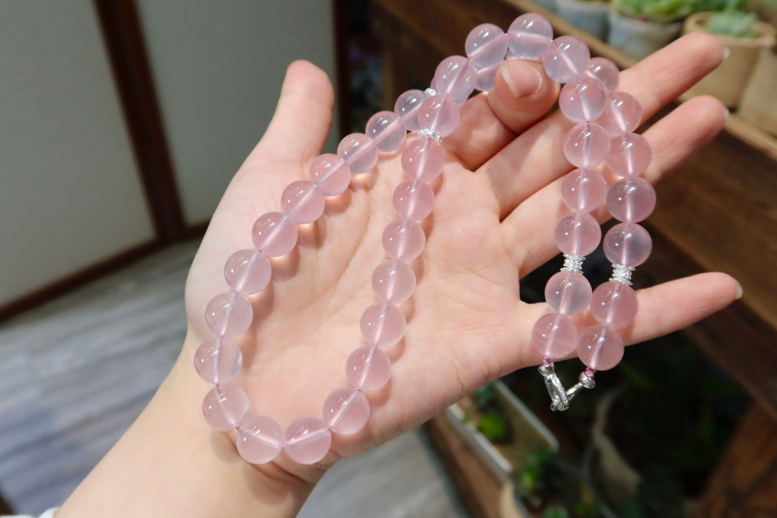 Natural Rose Quartz Set - 5