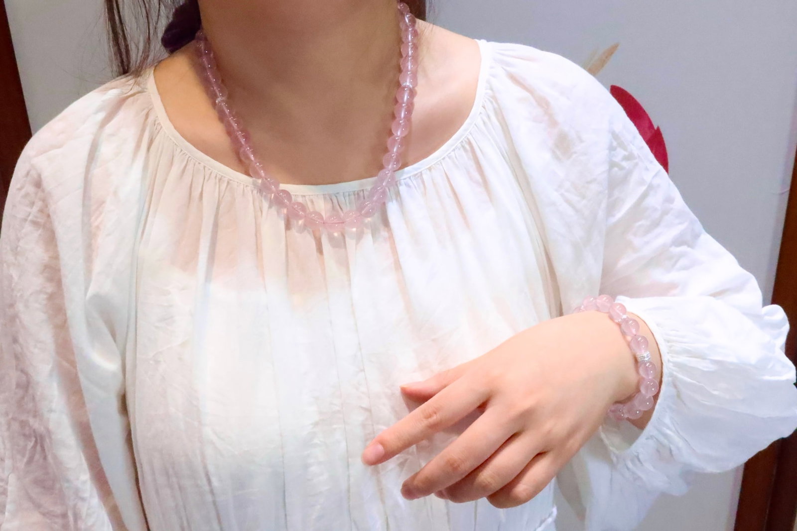 Natural Rose Quartz Set - 7
