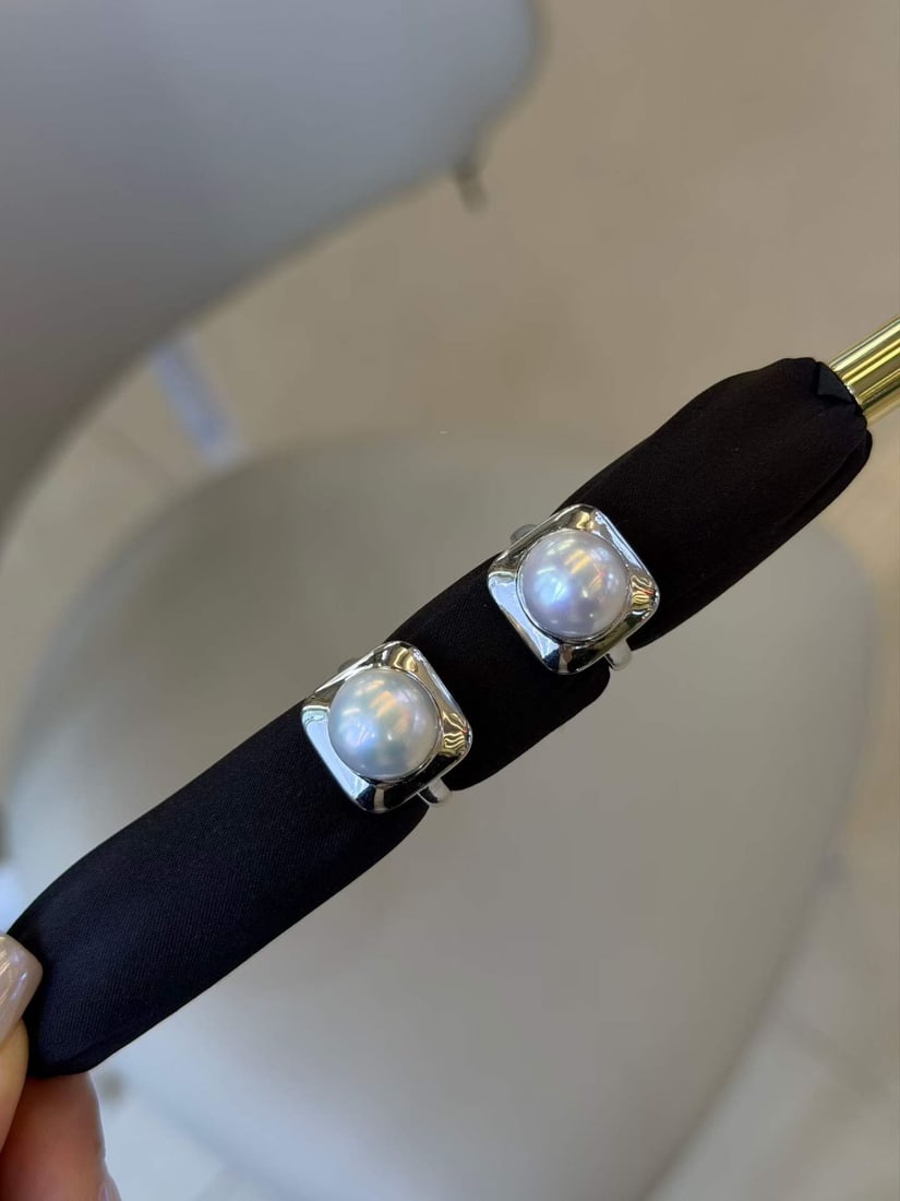 Sterling Silver Edison Pearl Ring - 5