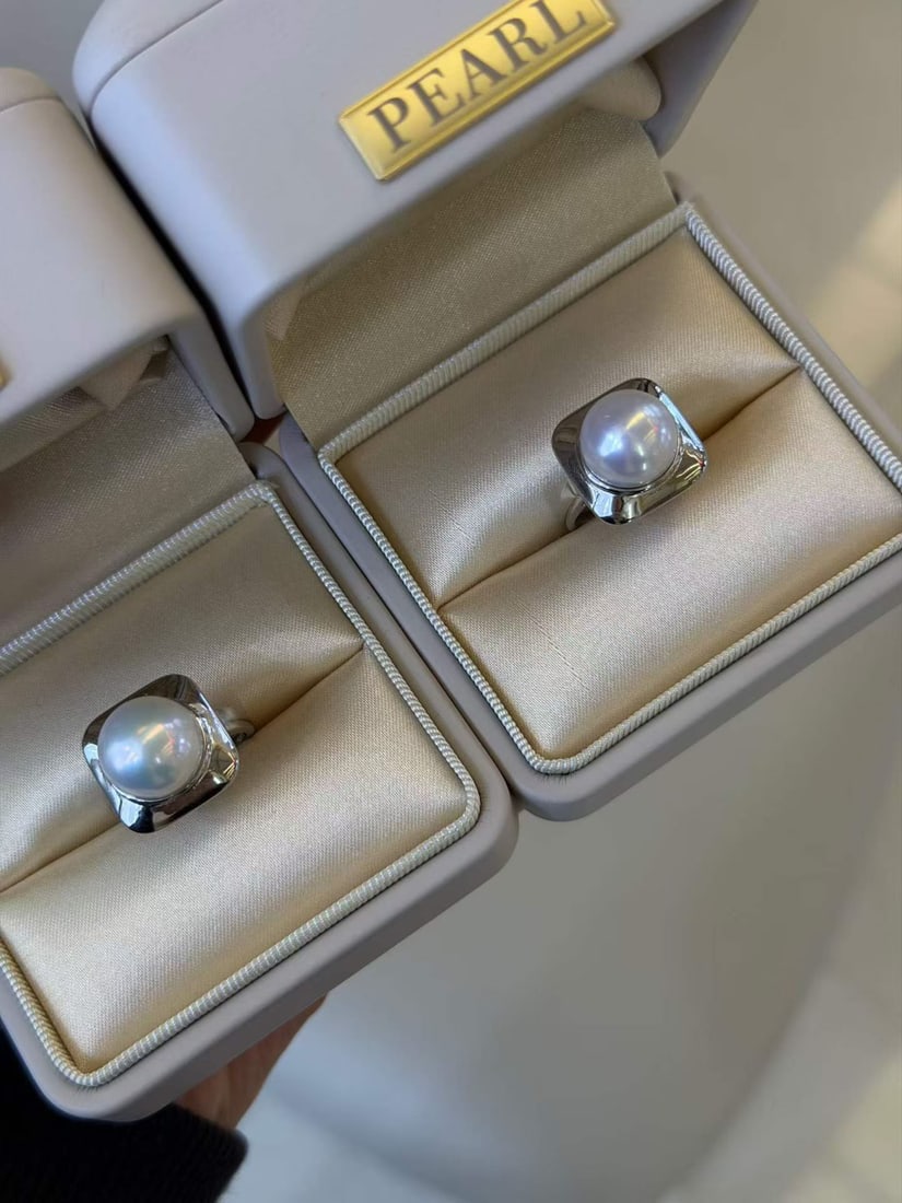 Sterling Silver Edison Pearl Ring - 6