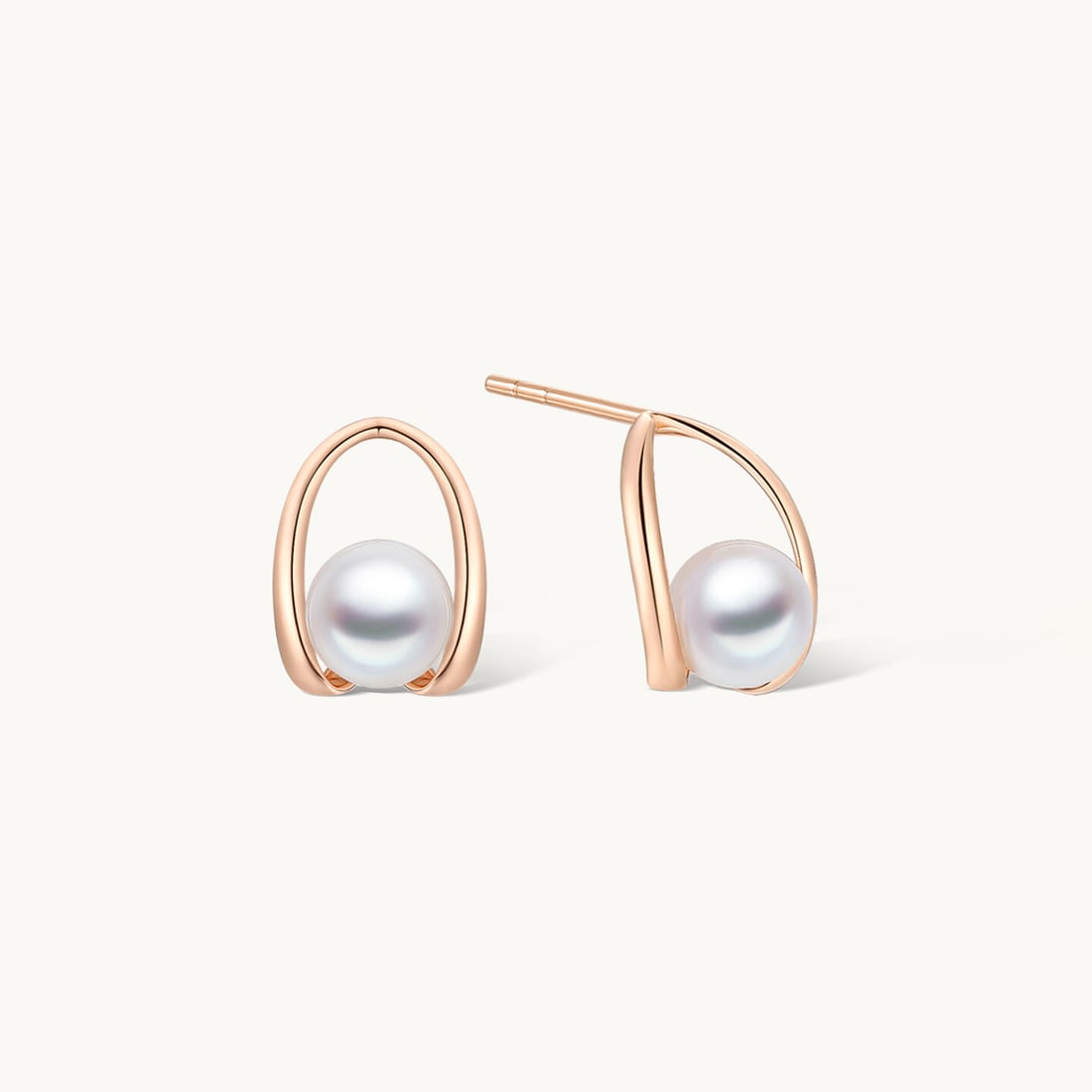 18K Gold Slightly Flawed AKOYA Seawater Pearl Earrings: These earrings are crafted from 18K gold and feature AKOYA seawater pearls, showcasing the natural luster and elegance of the pearls. The slightly flawed characteristic of the pearls adds to their uni