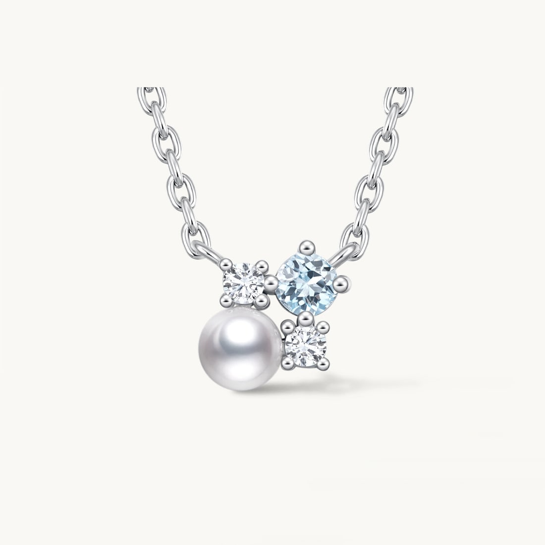 S925 Silver Topaz Seawater Pearl Necklace Pendant: This necklace pendant is crafted from S925 silver, featuring topaz and seawater pearls, exuding an elegant aura. The luster of the pearls complements the brilliance of the topaz, making it suitable fo