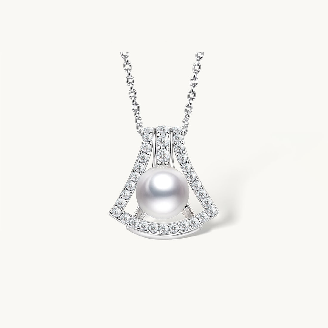 S925 Silver AKOYA Seawater Pearl Necklace Pendant: This necklace pendant elegantly showcases the natural luster of AKOYA seawater pearls. The roundness of the pearls complements the shine of S925 silver, making it suitable for various occasions. The n