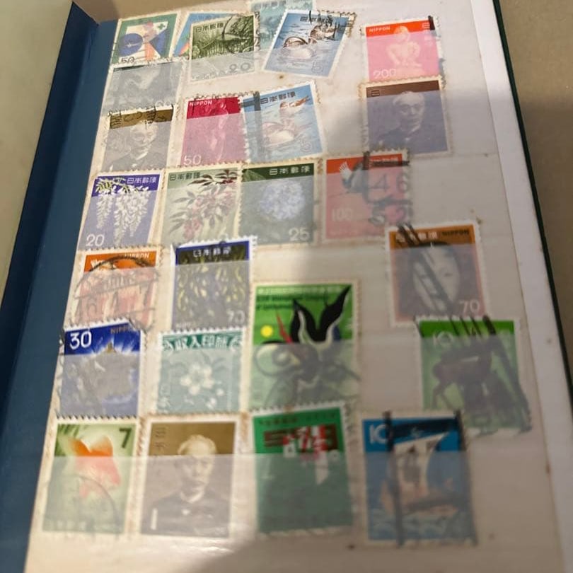 Collection of Old Japanese Postage Stamps (1 of 9)