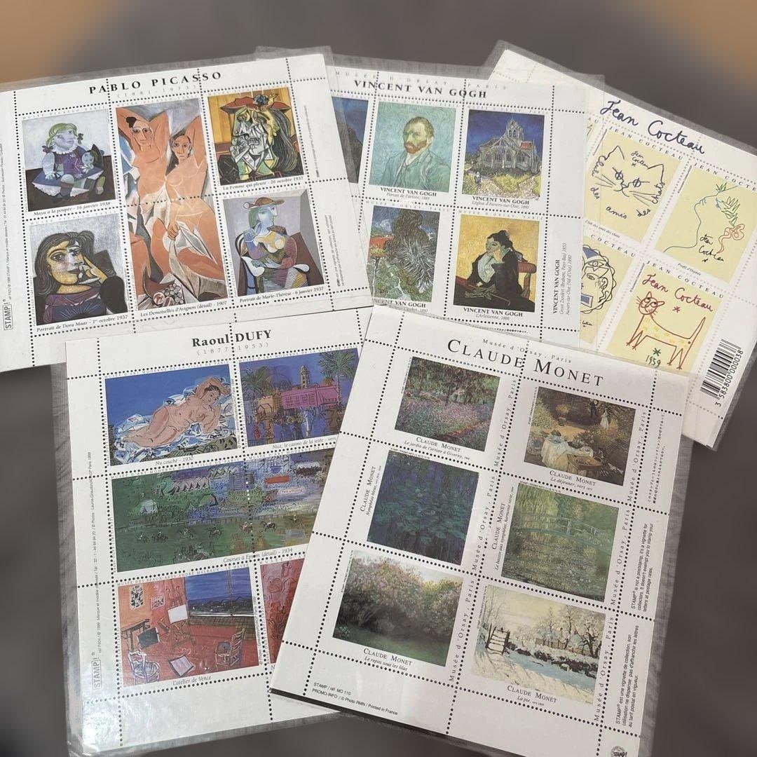 Artizon Museum and Louvre Museum Stamp Miniature Sheet (Set of 5) (1 of 6)