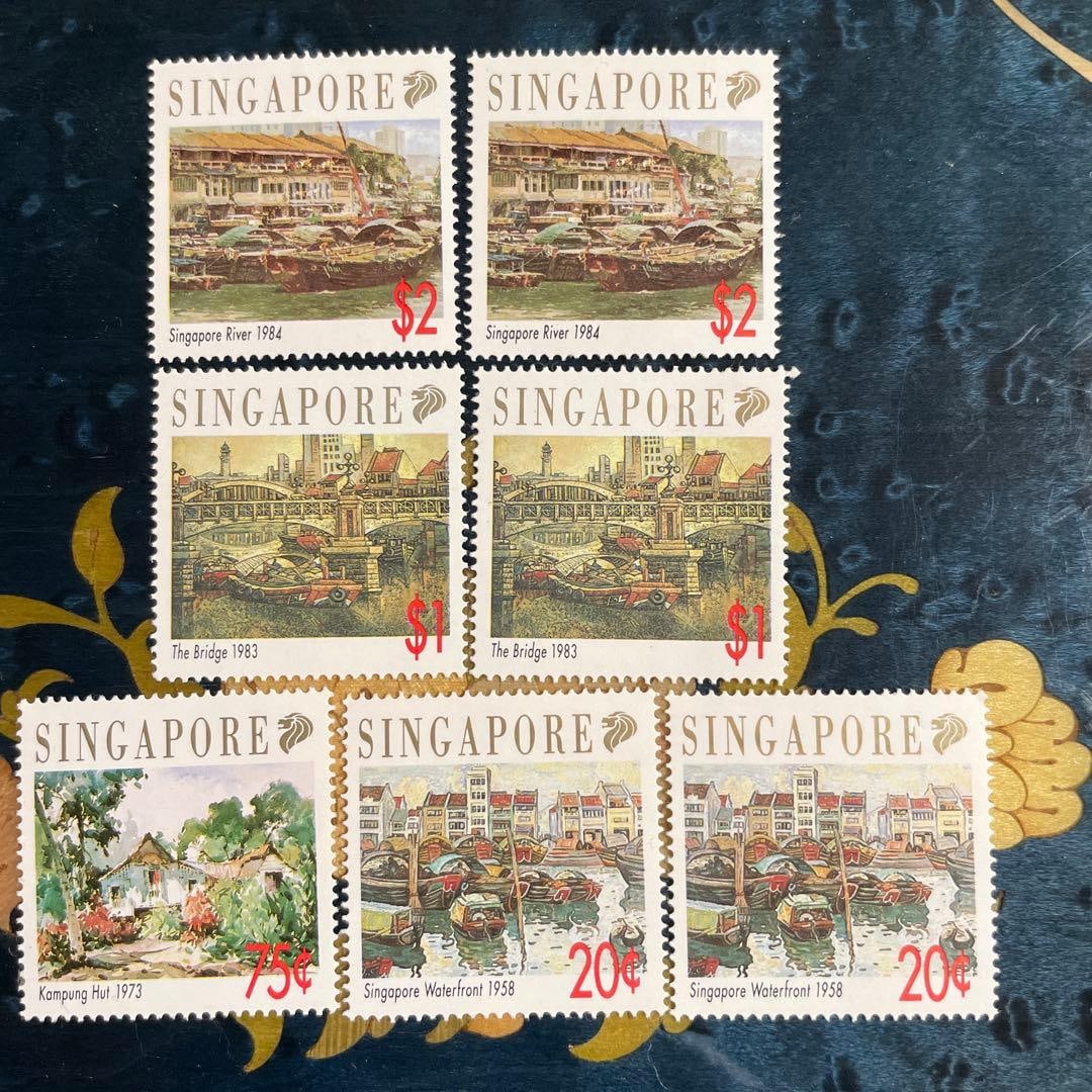 Singapore Commemorative Stamps, Set of 7 (Unused) (1 of 5)