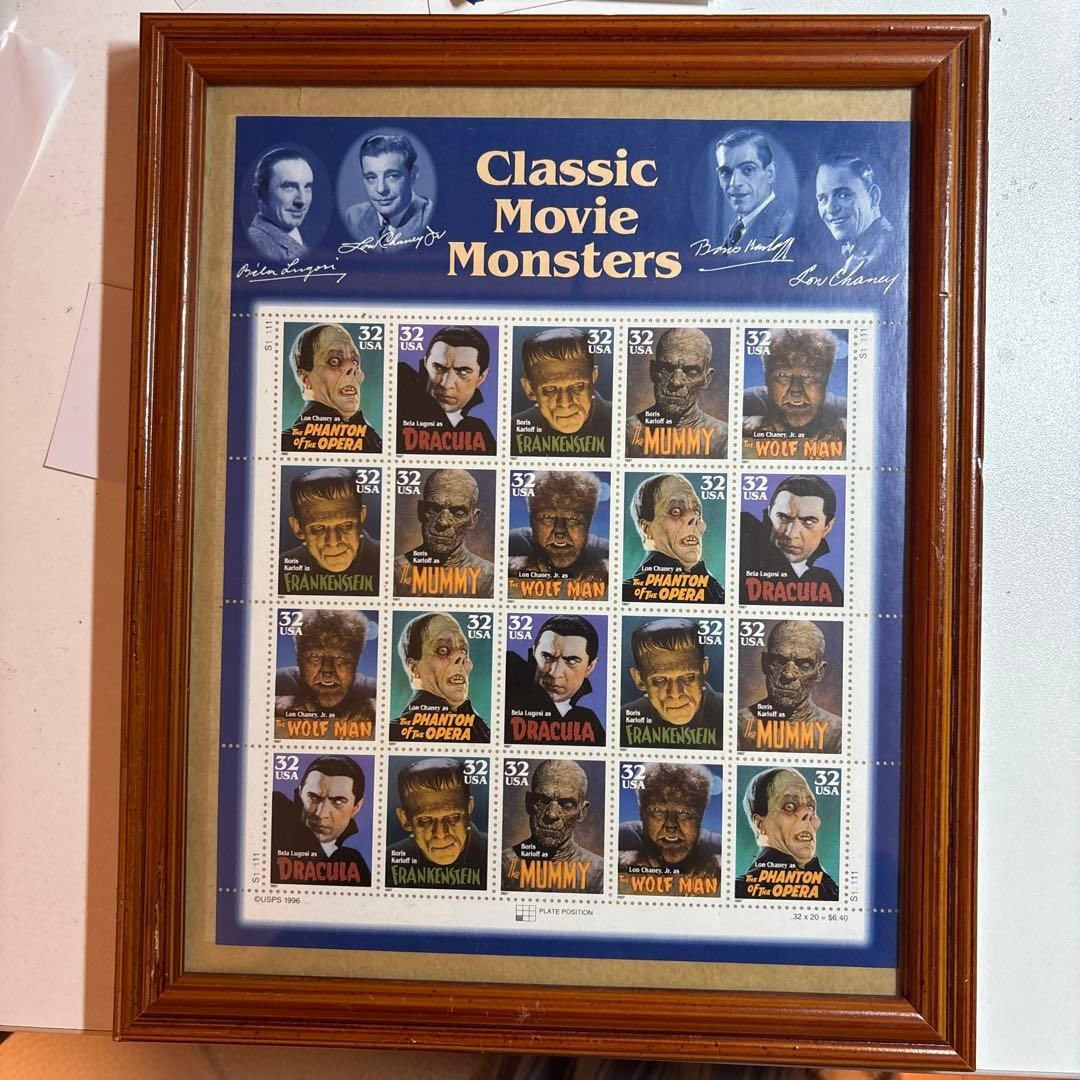 Classic Movie Monster Stamp Series (1 of 3)