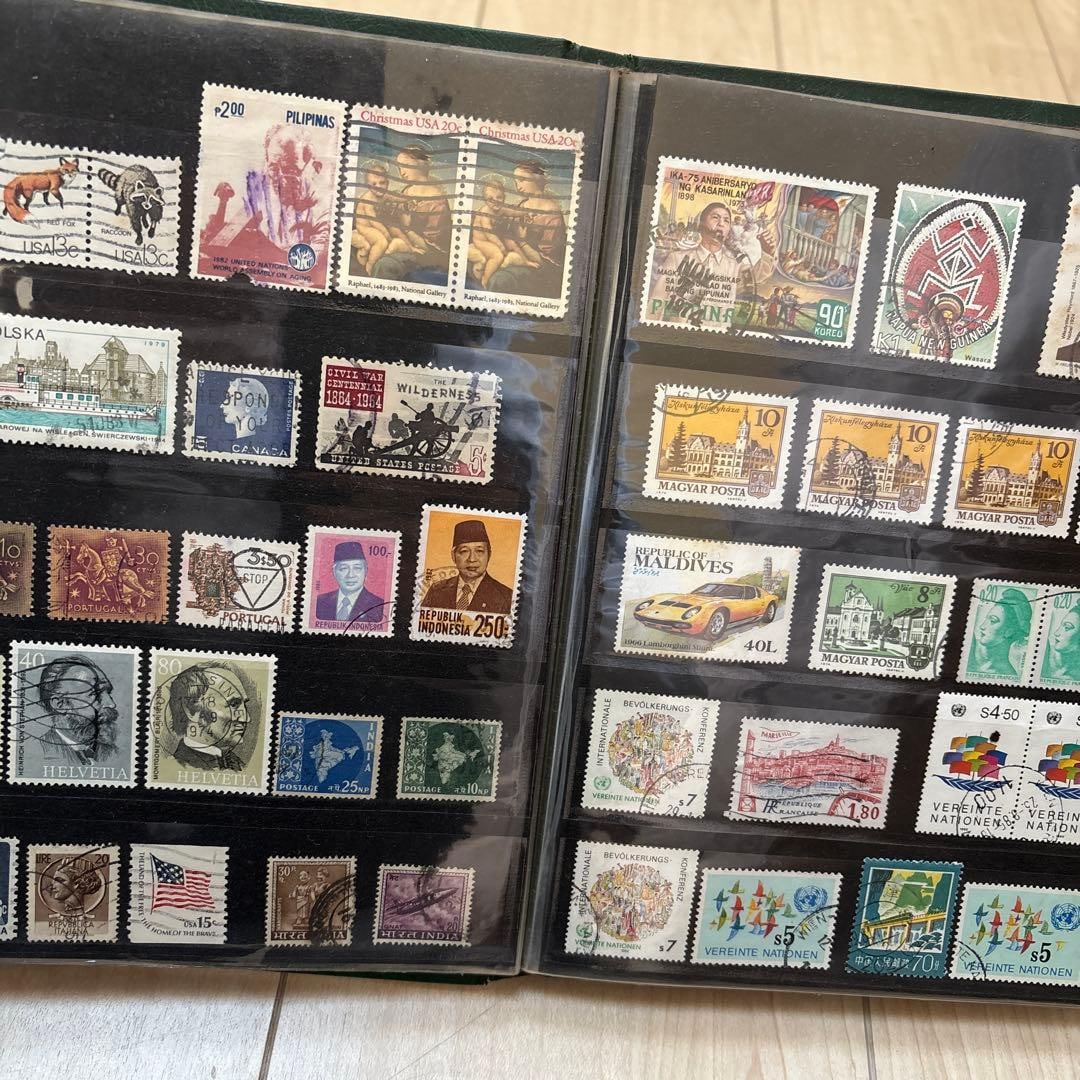 Collection of Vintage Stamps from Various Countries (1 of 5)