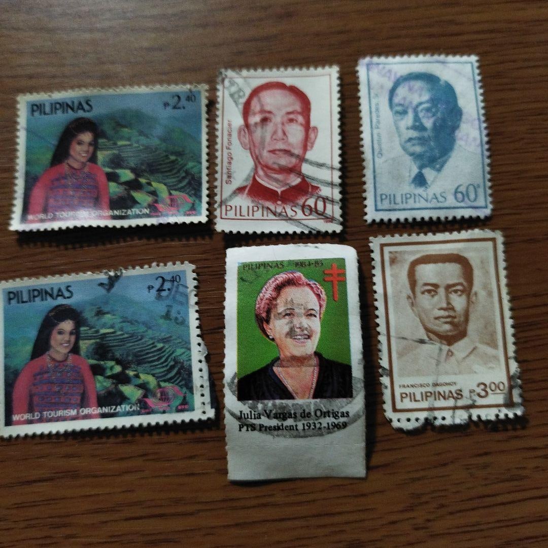 Old Stamps from the Philippines, Hong Kong, and Thailand (1 of 3)