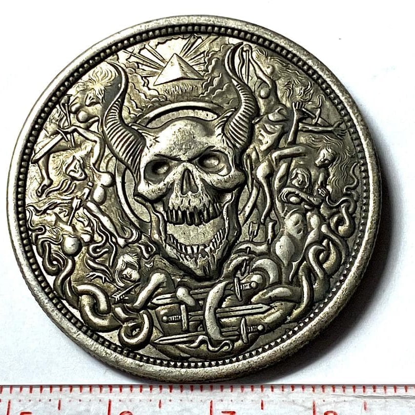 Ancient Coin: The design of this coin is very unique.