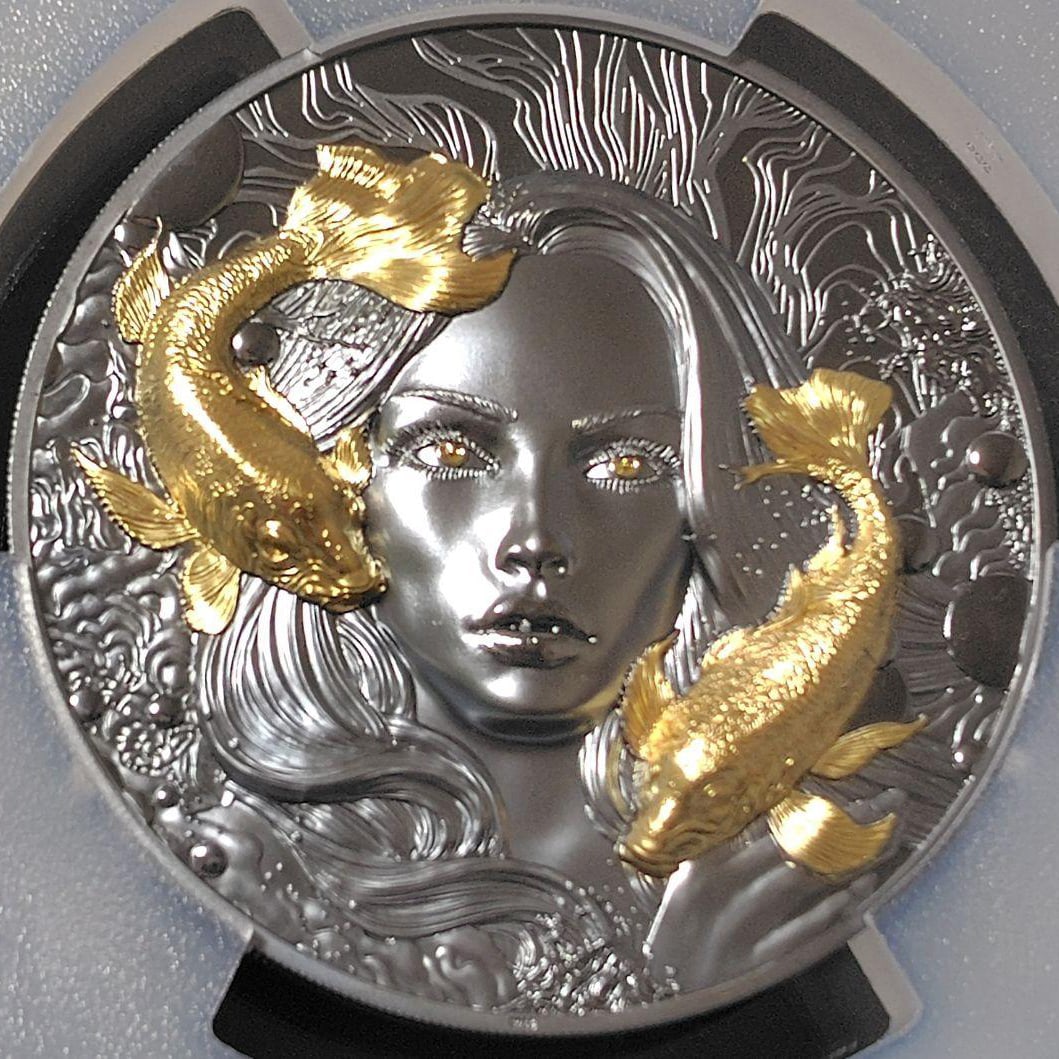 2024 Palau Silver Coin PCGS PR70 DCAM Water Goddess Coin (1 of 10)