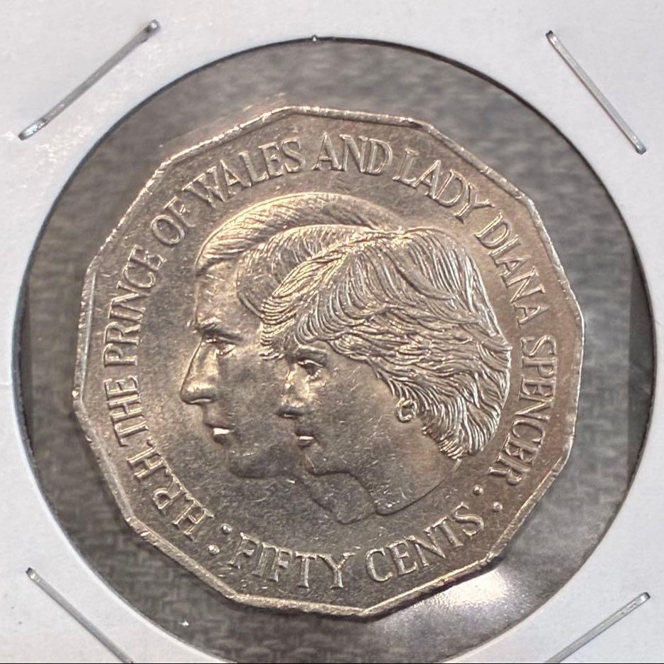 Australian Commemorative Coin: Princess Diana's Wedding, 1981 (1 of 4)