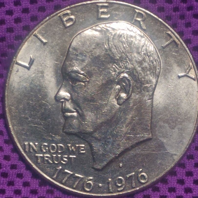 1776-1976 Eisenhower One Dollar Bicentennial Commemorative Coin (1 of 3)