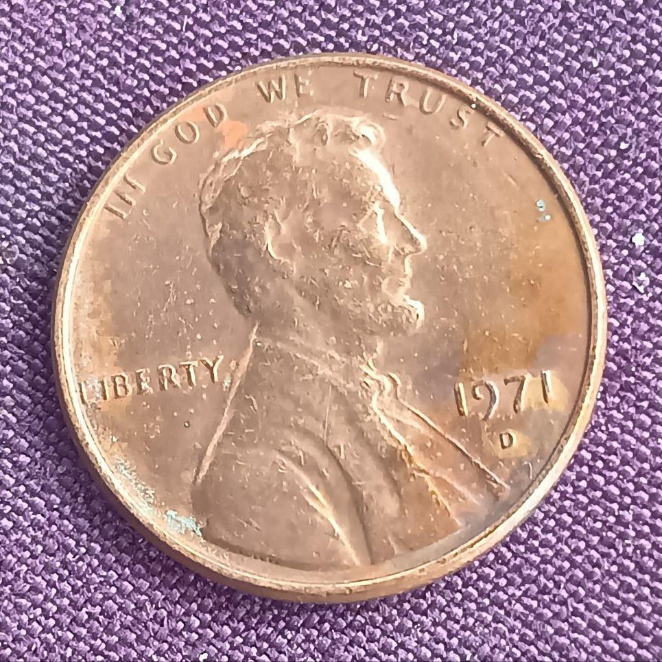 1971 D Lincoln 1 Cent: 1971 D Lincoln 1 Cent