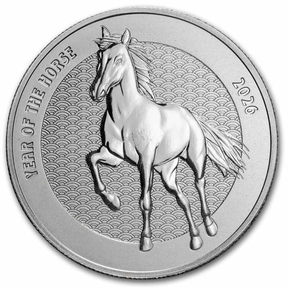 Includes warranty card and protective case / 2026 (Brand New) United States "Year of the Horse" 1 oz (1 of 3)