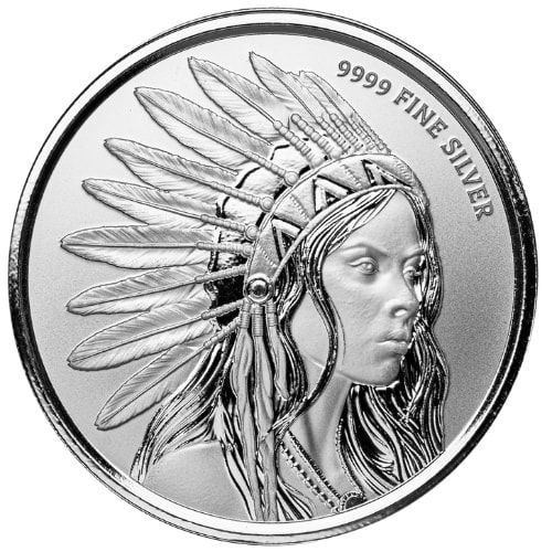Includes warranty card and protective case / (Brand new) American "Buffalo Girl" pure silver 1-ounce: Product Name: (New Edition) American "Buffalo Girl" 1 oz Silver Medal Purity: 99.9% Silver Weight: 1 oz (31.1 grams) Condition: Brand New/Unused Dimensions: Diameter 39 mm Included Items: Warranty Car