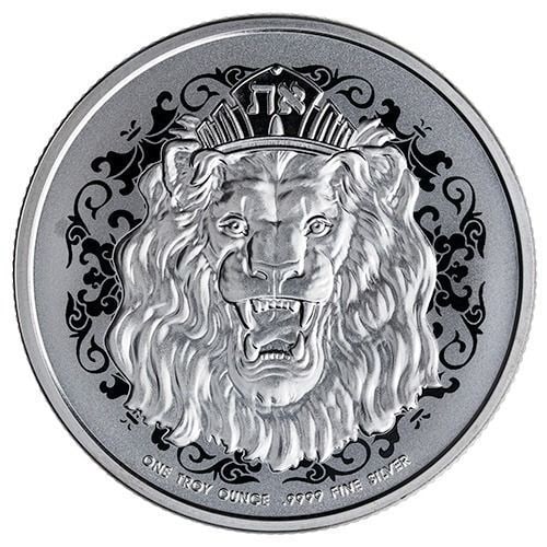 Accompanied by a Certificate of Authenticity and Protective Case / 2025 (Brand New) Niue "Lion of: Product Name: 2025 (New Edition) Niue "Lion of Judah" 1 oz Silver Coin Purity: 99.99% Pure Silver Weight: 1 oz (31.1 grams) Condition: Brand New/Unused Mintage: 250,000 Dimensions: Diameter 39 mm Incl