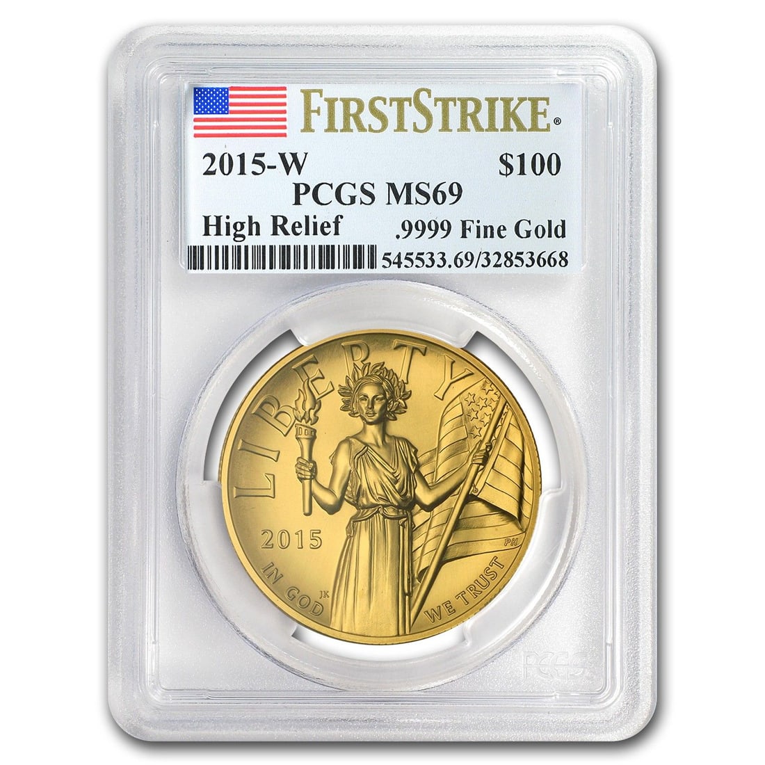 2015 American Liberty Gold Coin MS69 PCGS (FS) (1 of 2)