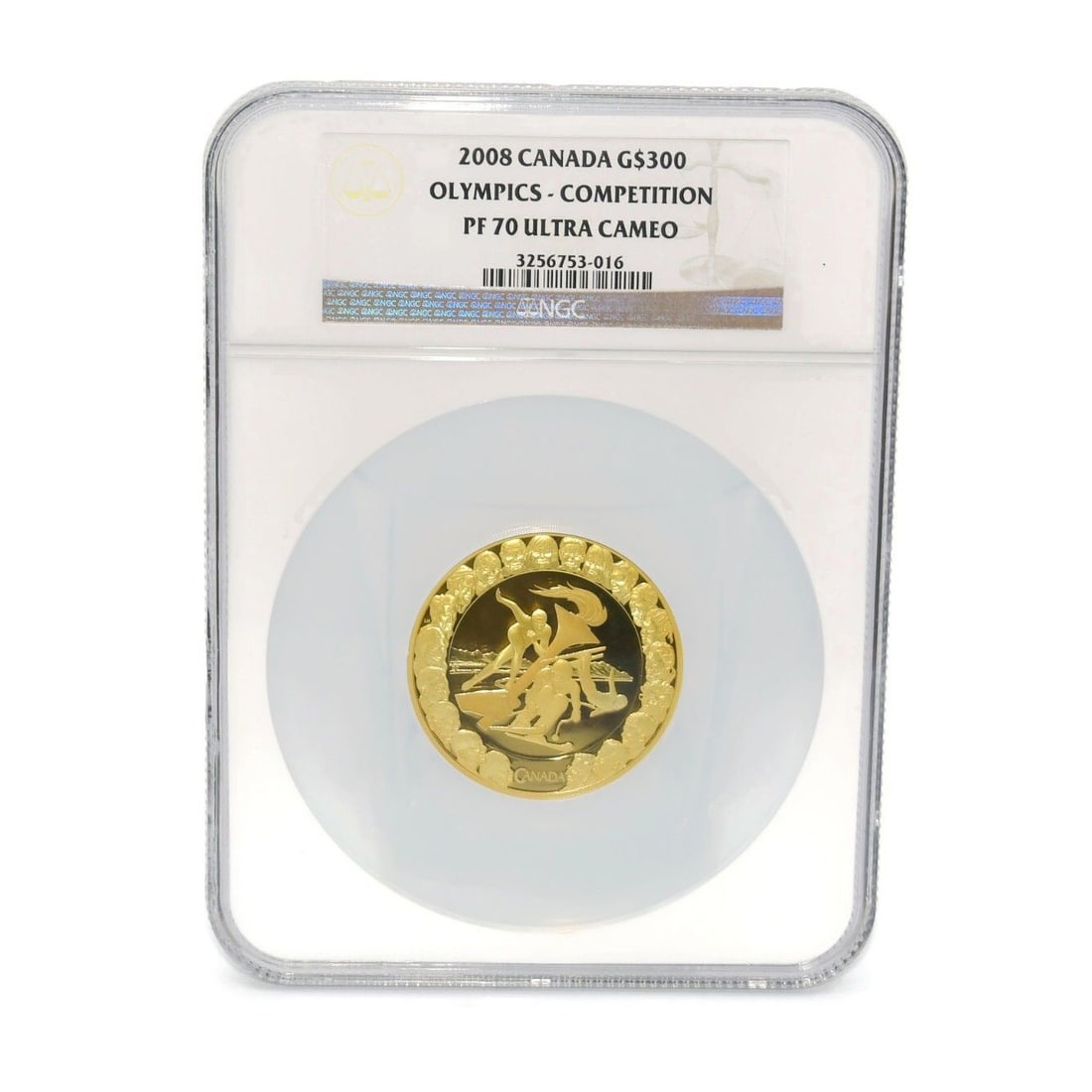 2008 Canada Olympic Games 300 Canadian Dollars NGC PF70 Ultra Cameo Gold Coin (1 of 2)