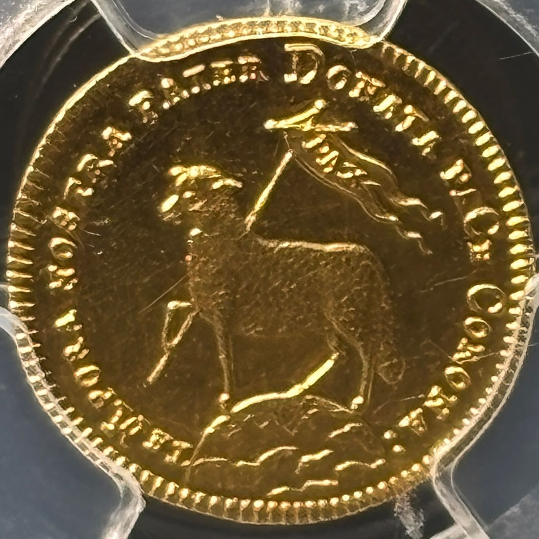 Holy Roman Empire | Nuremberg 1700 - GFN Lambda Cut 1/2 Ducat Gold Coin [MS63] (1 of 4)