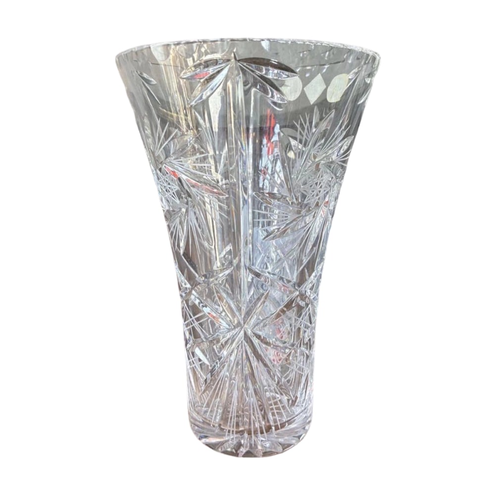 Bohemian Crystal Vase, Made in Czech Republic, Bohemian Glass (1 of 11)